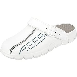 Abeba 7310-46 ""Dynamische"" Occupational-Clog Schoen, Maat 11, Wit