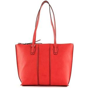 Gabor bags ANNI shopper voor dames, rood, 35x12x24, Zip shopper M