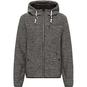 BRAELYN Altiplano gebreide fleecejas voor heren, graniet grijs melange, M