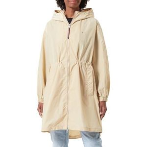 TOMMY HILFIGER - Lange Windjack - Beige - Polyester