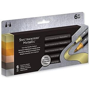 Spectrum Noir - Metallic Markers (6pk) - Edelmetalen