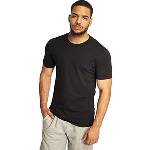 Urban Classics Fitted Stretch Tee T-shirt voor heren, zwart (black 7), L