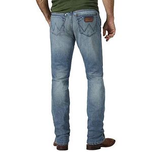 Wrangler Heren Slim Rechte been Jean Jean Retro Ceñido De Pierna Recta ر ر Jeans, Jacksboro, 40W / 32L