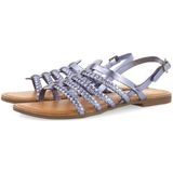 GIOSEPPO LIMINA - Damessandalen - Blauw - Leer - Verstelbare Sluiting