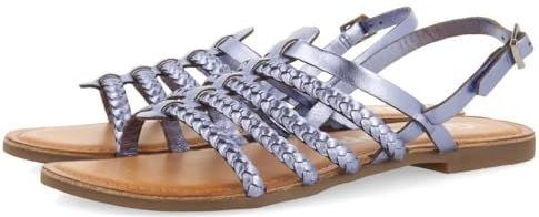 GIOSEPPO LIMINA - Damessandalen - Blauw - Leer - Verstelbare Sluiting