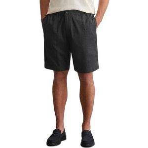 Marc O'Polo - Korte Broek - Zwart - Biologisch Katoen - Knielengte