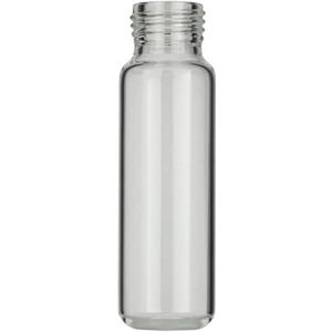 Macherey & Nagel ML-1869 Glazen schroefdraadfles, N 18, afgeronde bodem, helder, 20,0 ml capaciteit, 22,5 mm diameter, 75,5 mm hoogte, 100 stuks