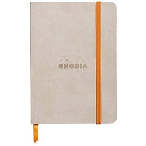 Rhodiarama Softback notitieboek, A5 Gevoerd. A6 Beige