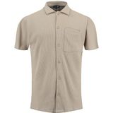 KEY LARGO - Chemise MSH KLSIEGFRIED - Beige - Voor Mannen