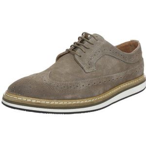 SELECTED HOMME Sel George Suede 16030878 heren veterschoenen, grijs, 40 EU