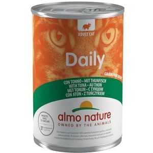 Almo Nature Daily con Tuna Premium Vochtige kat, graanvrij, 24 x 400 g