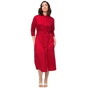 Ulla Popken Hemdblousejurk voor dames, Lychee, 54/56 NL