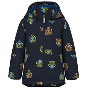 Name It Jongens NMMMAX Jacket Tiger Face Jacket, asfalt, 80, asphalt, 80 cm