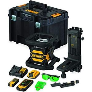 DeWALT DCE080D1GS-QW roterende lasers, groen, 18 V, zwart/geel