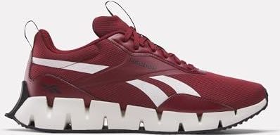 Reebok Unisex Zig DYNAMICA STR Sneaker, Rich Maroon/Krijt/Zwart, 4.5 UK, Rich Maroon Krijt Zwart, 36.5 EU