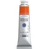 Lefranc Bourgeois 405052 Extra fijne Lefranc olieverf met hoogwaardige kunstenaarspigmenten, lichtecht, verouderingsbestendig - 40ml Tube, Transparent Orange