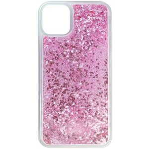 Babaco Telefoonhoesje voor iPhone 11 PRO Liquid Glitter Effect, Roze