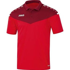 Jako Heren Champ 2.0 Polo, rood/wijnrood, 3XL