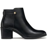 Geox - New Asheel - Dameslaarzen - Zwart - Hielhoogte 6,5 cm