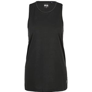 FILA Rastede T-shirt voor dames, met schouderbandjes, zwart, XS