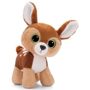 Knuffeldier GLUBSCHIS Reeënkit Feena 15 cm bruin - Zacht speelgoed gemaakt van pluche, schattig pluchen knuffeldier om mee te knuffelen en te spelen, voor kinderen en volwassenen