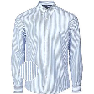 SELECTED HOMME Heren Slim Fit Business Shirt One Oak Shirt Ls Noos Id, blauw (air blue), S