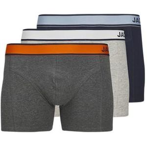 Jack & Jones Jacrick Solid Trunks 3 Pack, Uitvoering/verpakking: wit - Glacier Lake, XXL