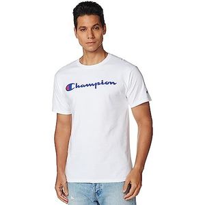 Champion Klassiek Grafisch T-shirt, Kleur: wit, M