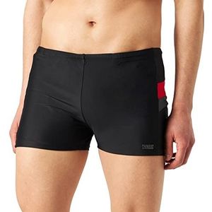 Haute pression zwembroek voor heren, zwart/grijs/rood, 44