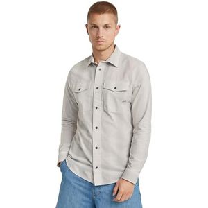 Marine Slim Shirt LS, meerkleurig (Grey Alloy Shadow Stripe D24963-d590-g452), S