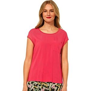 Street One Dames A317792 T-Shirt, Intense Coral, 44