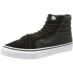 Vans Unisex Sk8-hi Slim Hi-Top Sneakers, Zwart Wool Dots Black True White, 41 EU