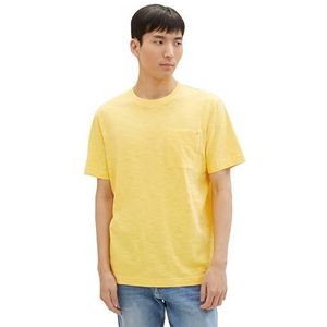 TOM TAILOR T-shirt voor heren, 34663 - zonnig geel, XXL