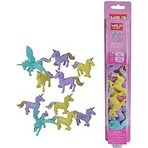 Wild Republic 23535 Eenhoorns speelfigurenset, Nature Tube, 10-delig, multi