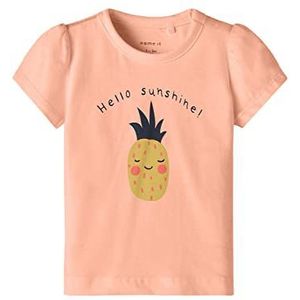 NAME IT baby meisje nbffanna s top, Peach Nectar, 56 cm