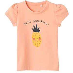 NAME IT baby meisje nbffanna s top, Peach Nectar, 56 cm