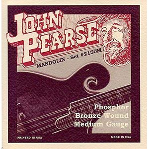John Pearse Strings® 2150M Snaren voor Mandoline - Fosfor Brons - Loop End - Medium Gauge