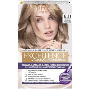 L’Oréal Paris Excellence Cool Creme 8.11 - Ultra Ash Lichtblond - Permanente haarkleuring