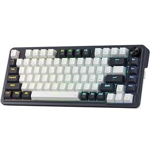 Redragon K673 PRO - RGB Gaming Toetsenbord - Compact Mechanisch - 81 Toetsen - Draadloos