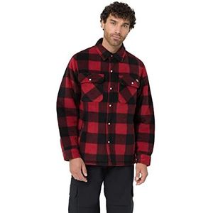 Dickies - Bovenkleding voor heren, Portland jas, gewatteerd voor meer warmte, Rood, M