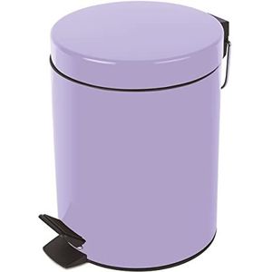 Spirella Sydney stalen pedaalemmer, 3 l, lavendel