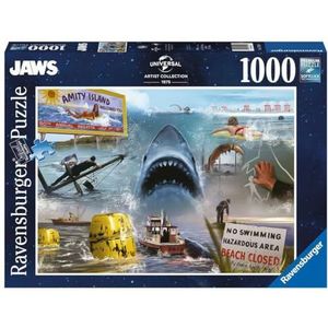 Jaws Puzzel (1000 Stukjes) - Ravensburger