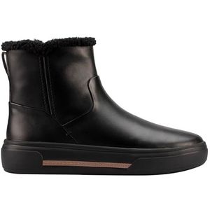 Clarks Premium Dames Hollyhock Lane Chelsea Boot, zwart WLined Lea, 5 UK, Zwarte Wlined Lea, 38 EU