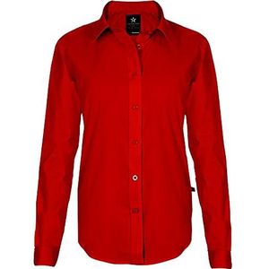 Texstar WS19 damesjurk hemd, maat L, rood