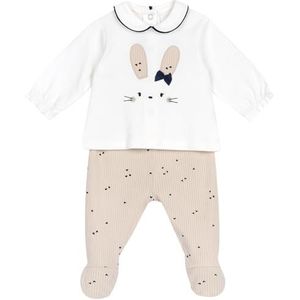 Chicco Hoofddeksel en beenkappen voor jongens en meisjes, Natuurlijk bedrukt, 12 Maanden