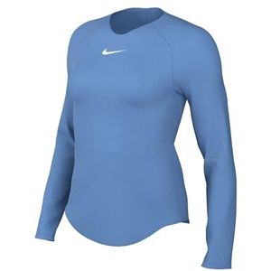 Nike - Dri-Fit Park - Sportshirt - Blauw Wit - 100% Gerecycled Polyester
