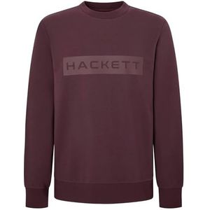Hackett London Essential Sp Crew Sweatshirt voor heren, Rood (kastanjebruin), XS