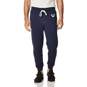 True Religion Joggingbroek voor heren met klassiek logo, Echt marineblauw, M