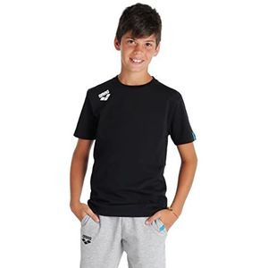 ARENA Unisex Team Junior Panel T-shirt, zwart, 6 Jaren