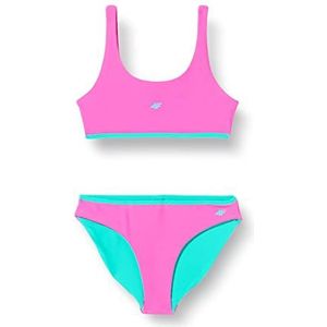 4F JUNIOR Dames bikini set F009 kleur hot pink, maat 158/164, Roze